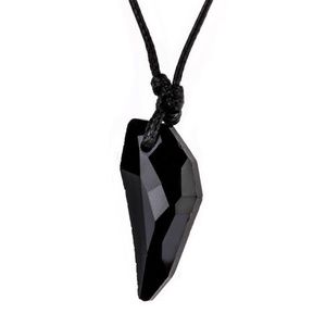 Wolf's Tooth Necklace Crystal Charm Pendant UNISEX